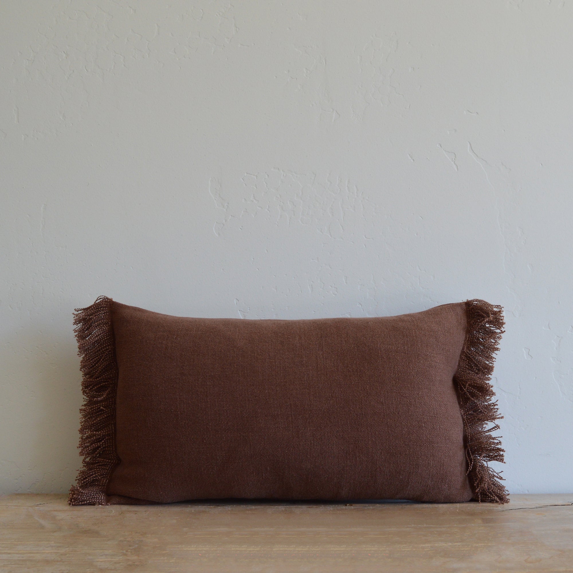 SIENNA BELGIAN LINEN FRINGE 12"x20"