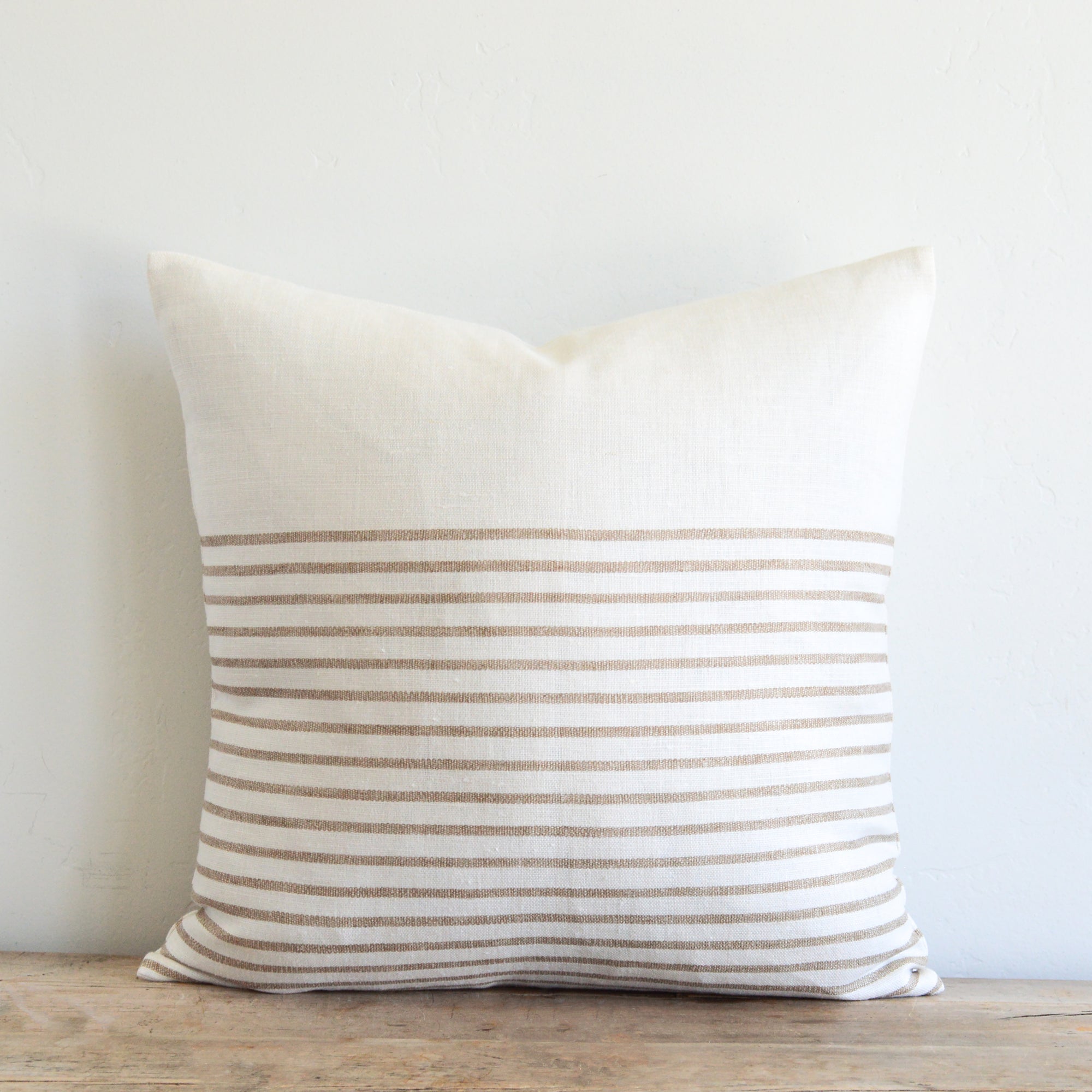 THREE QUARTER STRIPE  / BLEACHED OAK