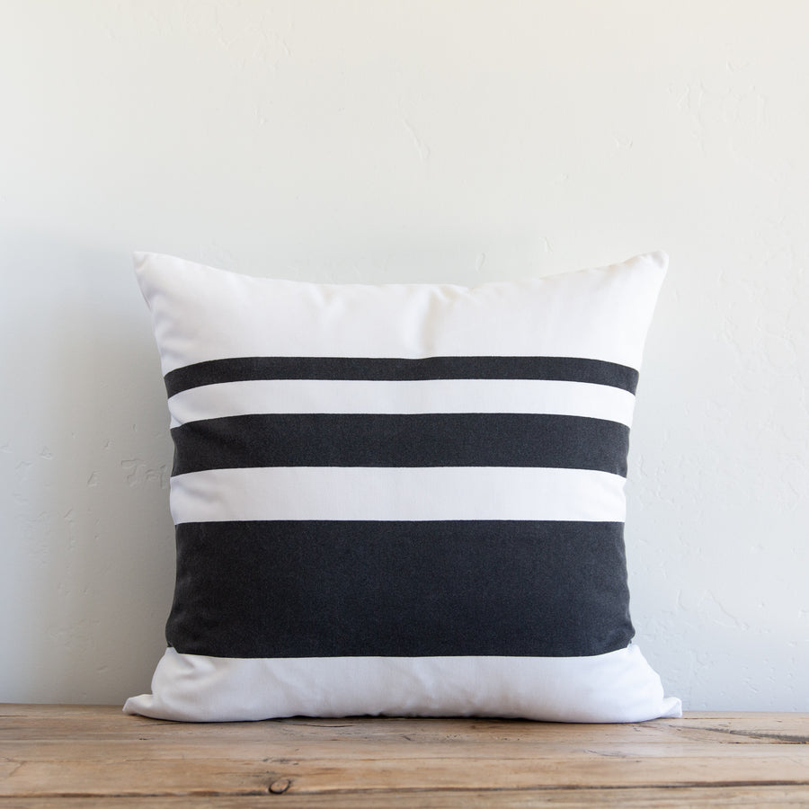 OUTDOOR WHITE FRINGE PILLOW 22x22 - Sugar Feather